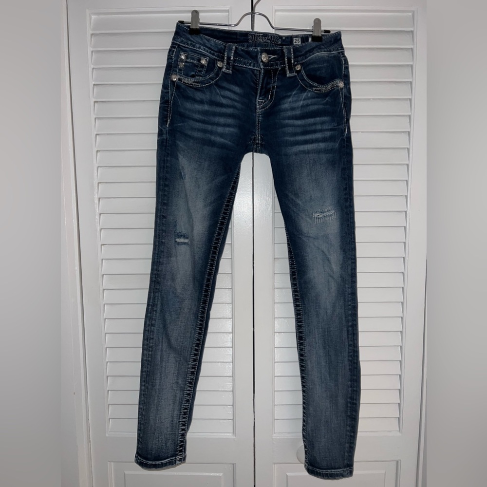 Miss me bling pocket skinny jeans